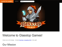 Tablet Screenshot of glasstopgames.com